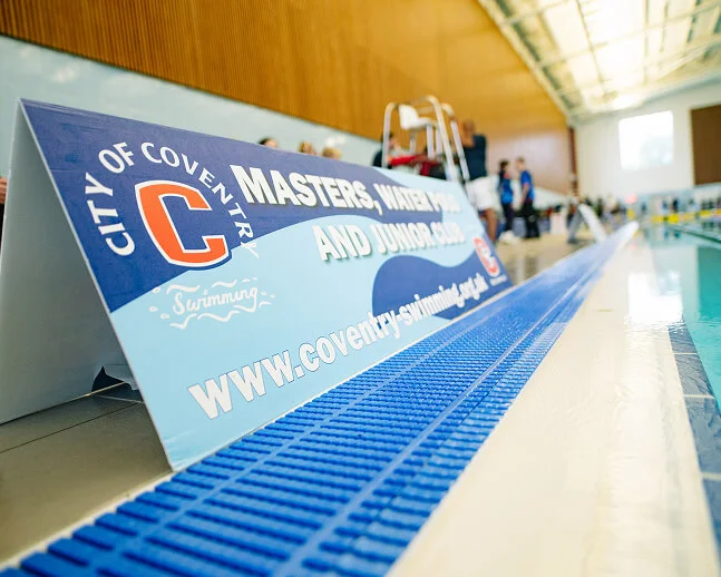 Pool Side Advert Board